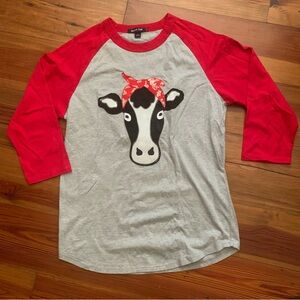 Crazy Sassy Heifer Applique T-Shirt, NWOT. Small
